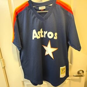 Craig Biggio Houston Astros Mitchell & Ness Cooperstown  - Navy